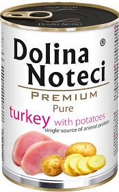 Dolina Noteci Premium Adult Pure Turkey with Potatoes Mokra Karma z indykiem i ziemniakami dla psa 400g