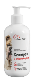 Over Zoo szampon z chlorheksydyną dla psów 250 ml