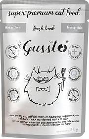 Gussto Fresh Kot Lamb Mokra Karma z jagnięciną 85g