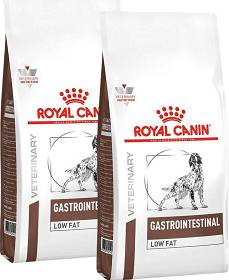 Royal Canin Veterinary Pies Gastro Intestinal Low Fat Sucha Karma 2x12kg DWU-PAK