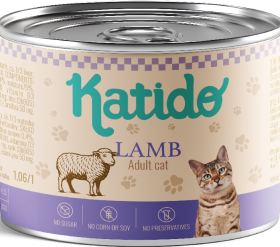 Katido Adult Lamb Mokra Karma z jagnięciną dla kota 200g