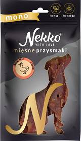 Nekko Mono Przysmak Filety z kaczki dla psa 80g