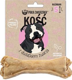 Paka Zwierzaka Kość z dodatkiem żwacza  dla psa rozm. S dł. 10 cm