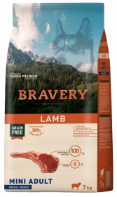 Bravery Pies Adult Mini Lamb Sucha Karma z jagnięciną 7kg