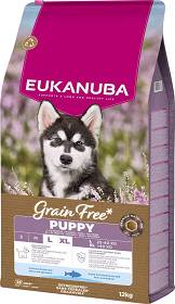 Eukanuba Grain Free Puppy Large&Extra Large Ocean Fish Sucha Karma dla szczeniaka 12kg DWU-PAK