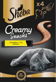 Sheba Kot Creamy Snacks Przysmak z kurczakiem 4x12g