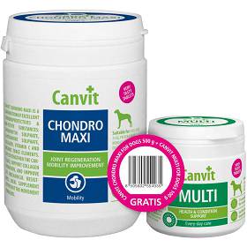 CanVit Chondro Maxi suplement diety dla psa 166 tab.(500g) + CanVit Multi op. 100g GRATIS