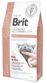 Brit Veterinary Diet Kot Renal Egg&Pea Sucha Karma z jajami i groszkiem 5kg