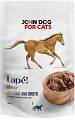 John Dog for Cats Lapé Horse in Broth Mokra Karma z koniną w sosie dla kota 100g