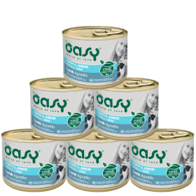 Oasy One Protein Puppy Mini Lamb  Mokra Karma z jagnięciną dla szczeniaków 6x200g PAKIET