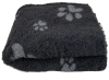 BUBA Pet Dry Bed Legowisko antypoślizgowe Grafitowe w łapki dla psa 75x50cm BB07 WYPRZEDAŻ