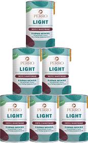 Perro Light Adult Mokra Karma z indykiem i warzywami dla psa 6x400g PAKIET