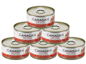 Canagan Kot Tuna with Crab Mokra Karma z tuńczykiem i krabem dla kota 12x75g PAKIET