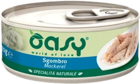 Oasy Natural Adult Mackerel  Mokra Karma z makrelą dla kota 70g