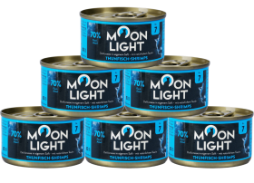 Moonlight Dinner nr 7 Mokra Karma z krewetami i tuńczykiem dla kota 6x80g PAKIET 