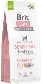 Brit Care Sustainable Sensitive Pies Adult Insect & Fish Sucha karma z owadami i rybą 12kg [Data ważności 08.2024]