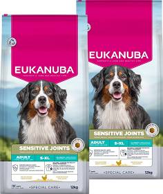 Eukanuba Pies Daily Care Sensitive Joints Sucha Karma 2x12kg DWU-PAK