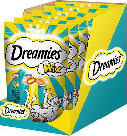 Dreamies Mix Przysmaki z łososiem i serem 6x60g PAKIET