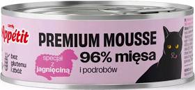 Comfy Appetit Premium Mousse Mokra Karma z jagnięciną dla kota 85g