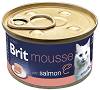 Brit Premium Kot Mousse Salmon Mokra Karma z łososiem 85g