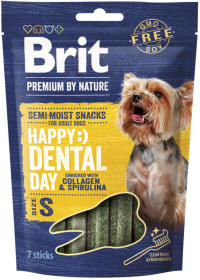 Brit Premium Happy Snacks Dental Przysmaki dla psa rozm. S 7szt.