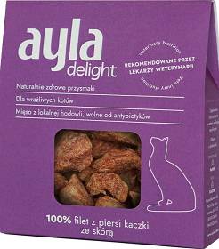 AYLA Delight Przysmak Filet z piersi kaczki ze skórą dla kota 28g