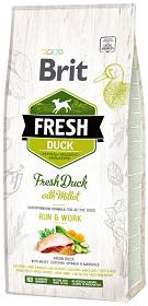 Brit Fresh Pies Adult Run & Work Active Fresh Duck with Millet Sucha Karma z kaczką 12kg