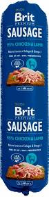 Brit Premium Pies Sausage Chicken & Lamb Mokra Karma z kurczakiem i jagnięciną 800g