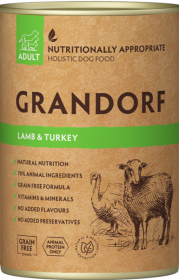 Grandorf Lamb&Turkey Mokra Karma z jagnięciną i indykiem dla psa 400g