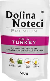 Dolina Noteci Pies Premium Adult Turkey Mokra karma z indykiem 500g SASZETKA