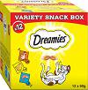 Dreamies Variety Snack Box Przysmaki Mix smaków 12x60g PAKIET 
