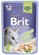 Brit Premium Kot with Trout Fillets for Adult Cats Jelly Mokra Karma z pstrągiem 85g