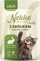 Nekko Daily Adult Mokra Karma z królikiem dla kota 85g (sos)