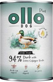 Ollo Plus Duck with Collagen Dog Adult Mokra Karma z kaczką i kolagenem dla psa 400g