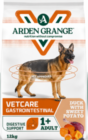 Arden Grange VetCare Gastrointestinal Pies Adult Duck with Sweet Potato Sucha Karma z kaczką i batatami 12kg