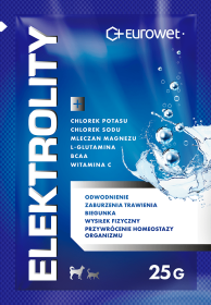 Eurowet Elektrolity dla psa i kota 25g