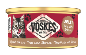 Voskes Original Kot Jelly Tuna with Shirasu Mokra Karma z tuńczykiem i shirasu 85g