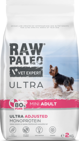 VetExpert Raw Paleo Ultra Mini Adult Pork Sucha Karma z wieprzowiną dla psa 2kg