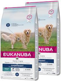 Eukanuba Pies Daily Care Overweight Sucha Karma 2x12kg DWU PAK