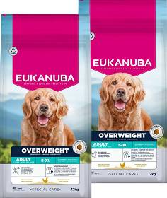 Eukanuba Pies Daily Care Overweight Sucha Karma 2x12kg DWU-PAK
