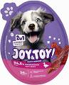 JOY&TOY DOG Jajko Niespodzianka Przysmak z kaczką + zabawka 2w1 dla psa