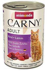 Animonda Carny Kot Adult Mokra Karma z wołowiną i jagnięciną 400g
