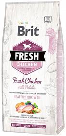 Brit Fresh Pies Puppy & Junior Healthy Growth Chicken with Potato Sucha Karma z kurczakiem 2x12kg DWU-PAK [Data ważności: 06.01.2023] WYPRZEDAŻ