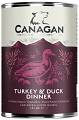 Canagan Pies Turkey & Duck Dinner Mokra Karma z indykiem i kaczką 400g