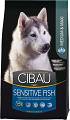 Farmina Cibau Pies Adult Medium/Maxi Sensitive Fish Sucha Karma z rybą 2x14kg DWU-PAK