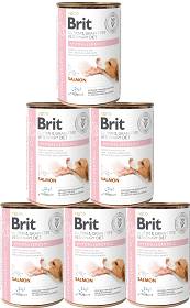 Brit Veterinary Diet Pies Hypoallergenic Salmon Mokra Karma z łososiem 6x400g PAKIET