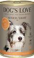 Dog's Love Senior Light Pute Mokra Karma z indykiem dla psa 400g