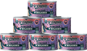 Łapsie Adult Mokra Karma z kurczakiem dla kota 12x80g PAKIET