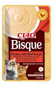 Inaba Cat Ciao Bisque Chicken with Beef Przysmak dla kota 40g