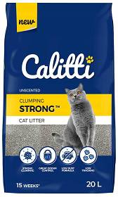 Calitti Strong Żwirek bentonitowy Bezzapachowy poj. 20l